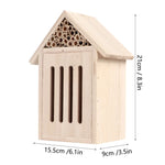 Maison à Insectes en Bois Naturel – Hôtel Écologique pour Abeilles et Pollinisateurs de Jardin - Vignette | Ma boutique