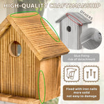 Nichoir Transparent en Bois Massif avec Ventouses – Pour Fenêtre Extérieure - Vignette | Ma boutique