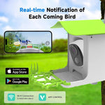 Mangeoire Connectée 2K avec Caméra HD Solaire – AI 10 000 Espèces, IP66, Vision Nocturne - Vignette | Ma boutique