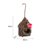 Nichoir Suspendu en Herbe Naturelle - Vignette | Le Refuge des oiseaux