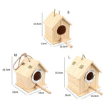 Nichoir Suspendu en Bois de Pin – Grand Espace Imperméable pour Oiseaux - Vignette | Ma boutique