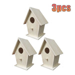 Nid à Oiseaux en Bois Blanc – Maison Murale Résistante pour Petits Oiseaux - Vignette | Ma boutique