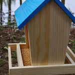 Mangeoire à Oiseaux en Bois Suspendue – Grande Capacité - Vignette | Ma boutique