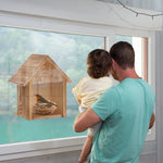 Nichoir Transparent en Bois Massif avec Ventouses – Pour Fenêtre Extérieure - Vignette | Ma boutique