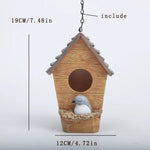 Nid d’Oiseaux Décoratif Suspendu – Abri Chaleureux pour Jardin - Vignette | Le Refuge des oiseaux