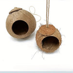 Nichoir en Coquille de Noix de Coco – Maison Suspendue Naturelle pour Oiseaux - Vignette | Ma boutique