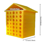 Colonne D'Abeille Murale Imprimée En 3D, Conception En Nid D'Abeille, Maison D'Abeille Suspendue Détachable, Installation Facile, Ruche D'Observation Pour Abeilles - Vignette | Ma boutique