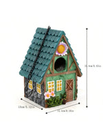 Nichoir en Résine Style Pastoral – Maison Suspendue pour Oiseaux de Jardin - Vignette | Ma boutique