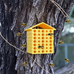 Colonne D'Abeille Murale Imprimée En 3D, Conception En Nid D'Abeille, Maison D'Abeille Suspendue Détachable, Installation Facile, Ruche D'Observation Pour Abeilles - Vignette | Ma boutique