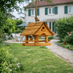 Mangeoire à Oiseaux en Bois Naturel – Maison Suspendue - Vignette | Ma boutique