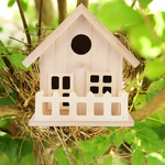 Nichoir Suspendu en Bois Naturel - Vignette | Ma boutique