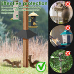 Déflecteur Anti-Écureuil en Métal pour Mangeoire à Oiseaux – Cône Pivotant 41 cm - Vignette | Ma boutique