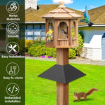 Déflecteur Anti-Écureuil en Métal pour Mangeoire à Oiseaux – Cône Pivotant 41 cm - Vignette | Ma boutique