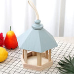 Mangeoire Oiseaux en Bois Suspendue – Maison Naturelle Extérieure - Vignette | Ma boutique