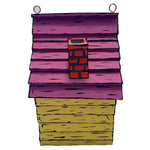 Nichoir en Bois Fait Main Style Whoville – Grande Maison Suspendue pour Oiseaux - Vignette | Ma boutique