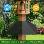 Déflecteur Anti-Écureuil en Métal pour Mangeoire à Oiseaux – Cône Pivotant 41 cm - Vignette | Ma boutique