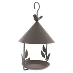 Mangeoire et abreuvoir pour oiseaux en fer pour extérieur - Vignette | Le Refuge des oiseaux