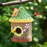 Nichoir Suspendu en Résine Fantaisie – Maison Décorative pour Hirondelles et Oiseaux de Jardin - Vignette | Ma boutique
