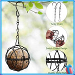 Lot de 4 Mangeoires Suspendues en Métal pour graisse - Vignette | Ma boutique