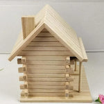 Nichoir Suspendu en Bois – Maison Naturelle pour Hirondelles et Petits Oiseaux - Vignette | Ma boutique