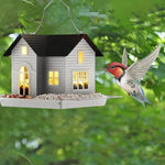 Mangeoire Solaire en Métal – Lanterne Décorative pour Oiseaux - Vignette | Le Refuge des oiseaux