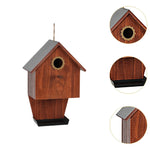 Abri et mangeoire 2-en-1 en bois pour oiseaux - Vignette | Le Refuge des oiseaux