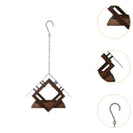 Mangeoire à Oiseaux Design Moderne en bois – Modèle Suspendu - Vignette | Le Refuge des oiseaux