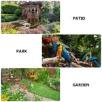 Mangeoire à Oiseaux en Acier Inoxydable – Compacte, Suspendue et Facile à Remplir - Vignette | Ma boutique