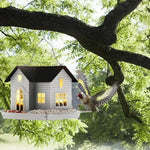 Mangeoire Solaire en Métal – Lanterne Décorative pour Oiseaux - Vignette | Le Refuge des oiseaux