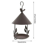 Mangeoire et abreuvoir pour oiseaux en fer pour extérieur - Vignette | Le Refuge des oiseaux