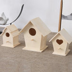 Mini Cage À Oiseaux En Bois Suspendue En Plein Air, Boîte De Jardin, Décoration De Cour De Maison, Produits Pour Oiseaux, Nid De Perroquet En Bois - Vignette | Ma boutique