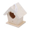 Mini Cage À Oiseaux En Bois Suspendue En Plein Air, Boîte De Jardin, Décoration De Cour De Maison, Produits Pour Oiseaux, Nid De Perroquet En Bois