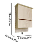 Maison de Chauve-Souris en Bois pour Extérieur – Abri Réutilisable pour Hibernation - Vignette | Ma boutique