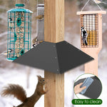 Déflecteur Anti-Écureuil en Métal pour Mangeoire à Oiseaux – Cône Pivotant 41 cm - Vignette | Ma boutique