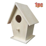 Nid à Oiseaux en Bois Blanc – Maison Murale Résistante pour Petits Oiseaux - Vignette | Ma boutique