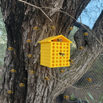 Colonne D'Abeille Murale Imprimée En 3D, Conception En Nid D'Abeille, Maison D'Abeille Suspendue Détachable, Installation Facile, Ruche D'Observation Pour Abeilles - Vignette | Ma boutique