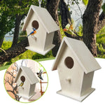 Nid à Oiseaux en Bois Blanc – Maison Murale Résistante pour Petits Oiseaux - Vignette | Ma boutique