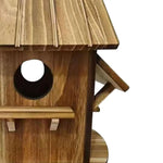 Nichoir Suspendu en Bois Style Château – Maison Artisanale pour Mésanges - Vignette | Ma boutique