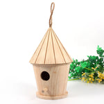 Nichoir en Bois à Peindre – Maison d’Oiseau Suspendue avec Perchoir - Vignette | Ma boutique