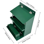 Mangeoire à Écureuils en Métal – Grande Capacité avec Toit Résistant aux Intempéries - Vignette | Ma boutique