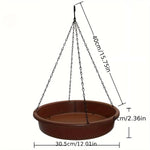 Mangeoire Suspendue avec Bain pour Oiseaux – Abreuvoir et Déco Jardin - Vignette | Ma boutique