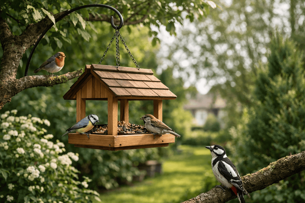 comment accrocher une mangeoire oiseaux