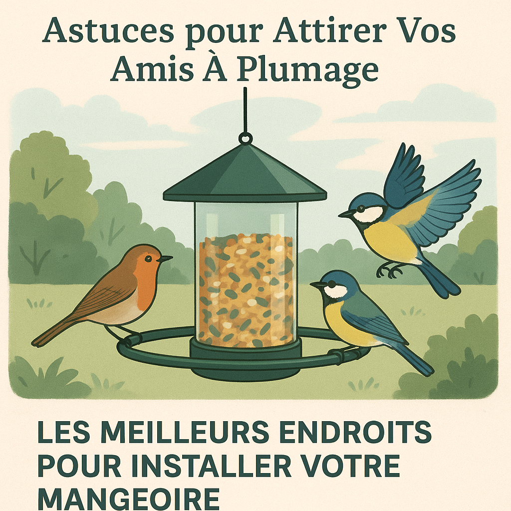 où placer les mangeoires à oiseaux