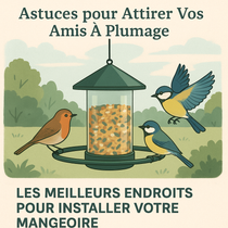 où placer les mangeoires à oiseaux