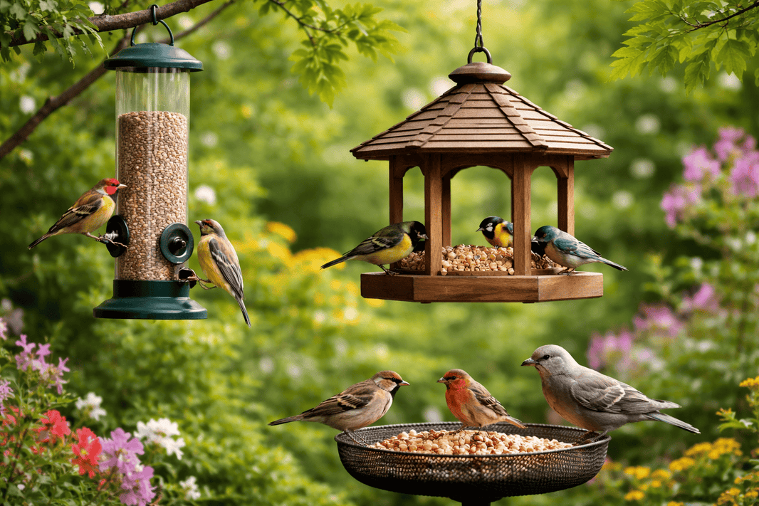 comment attirer les oiseaux dans une mangeoire