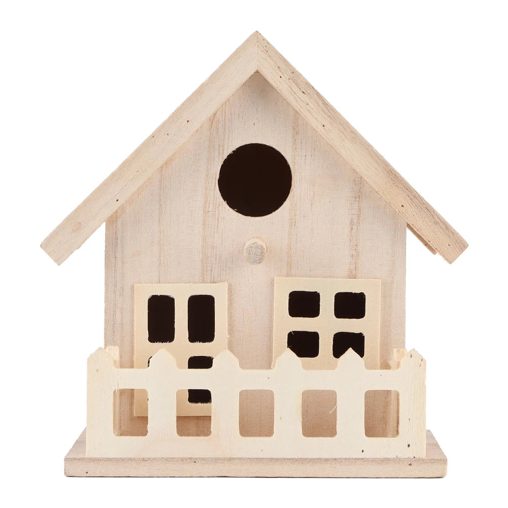 Nids De Maison D'Oiseaux En Bois D'Extérieur Suspendus Oiseaux Perroquets Repos Boîte D'Élevage Décoration Produits Pour Animaux De Compagnie Pour L'Élevage De Nids D'Oiseaux