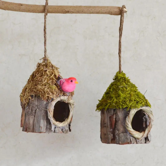 Simulation De Patio Extérieur Créatif, Maison À Oiseaux, Décoration D'Arbre Suspendue, Abri À Oiseaux Moderne, Produits Pour Animaux De Compagnie