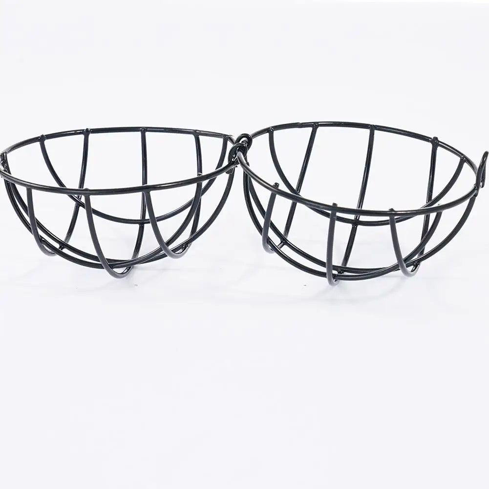 Mangeoire À Oiseaux Suspendue, Mangeoire À Boules De Suet, Support Pour L'Alimentation Des Oiseaux, Mangeoire À Oiseaux En Métal, Boule De Graisse, Mangeoires Énergétiques Pour Oiseaux