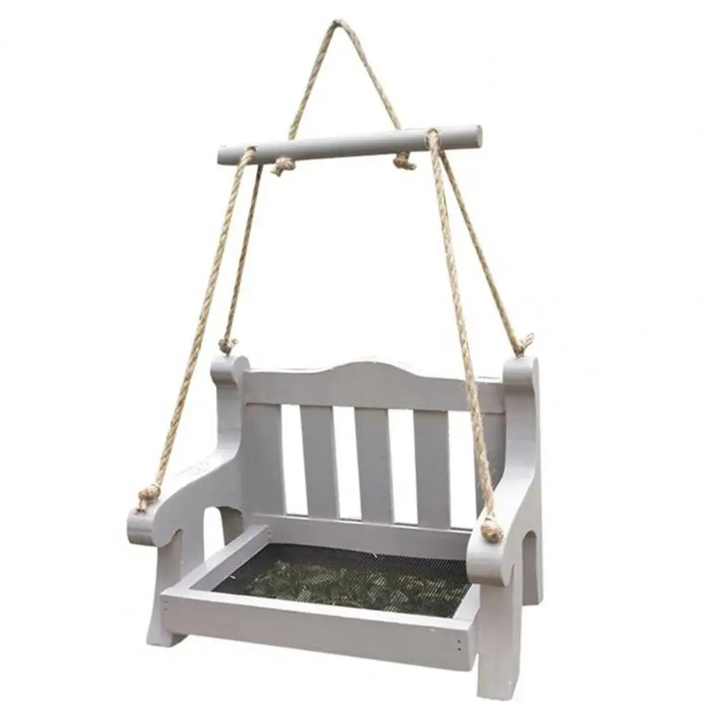 Jardin En Bois Balançoire Siège Banc Casse À Oiseaux Mangeoire À Oiseaux Balcon Cour Cadeau Villa Balcon Mangeoires À Oiseaux Décoration De Jardin En Plein Air