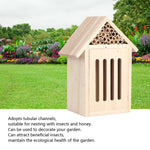 Maison à Insectes en Bois Naturel – Hôtel Écologique pour Abeilles et Pollinisateurs de Jardin - Vignette | Ma boutique